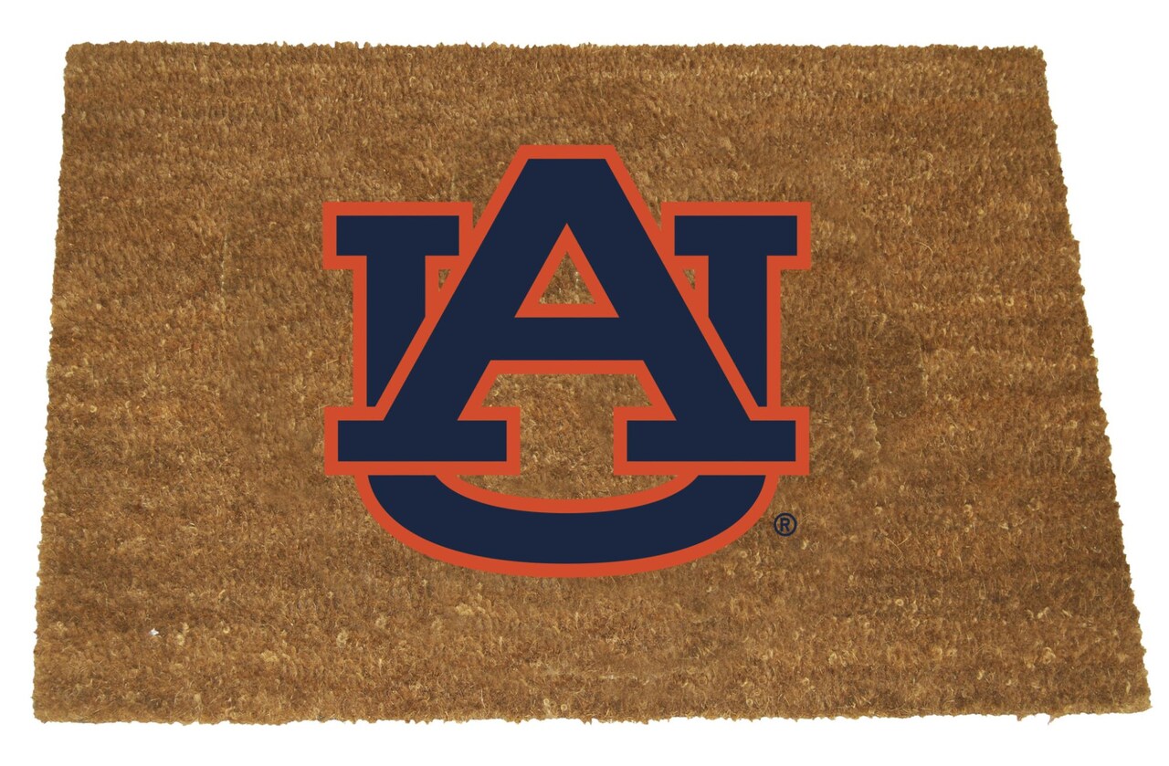 Memory Company NCAA Auburn Tigers Rectangular Coir Door Mat 29.5" x 19.5"